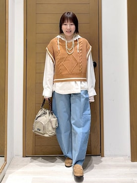 momokaさん（レディース・159cm）の冬コーディネート