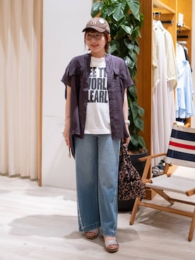 momokaさん(レディース・159cm)の夏コーディネート