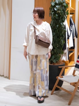 「リラックス」｜momokaさん（レディース・159cm）の春コーディネート