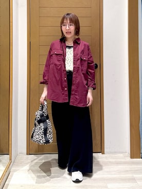 「アイテム（インナーウェア/肌着）」を使った、momokaさん（レディース・159cm）の秋コーディネート