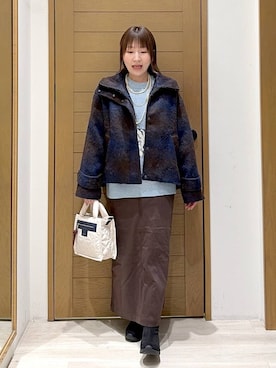 momokaさん（レディース・159cm）の冬コーディネート