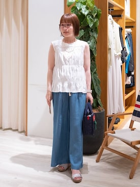 momokaさん(レディース・159cm)の夏コーディネート