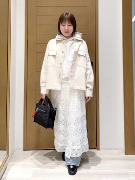 「BAYFLOW（ベイフロー）のアイテム」を使った、momokaさん（レディース・159cm）の冬コーディネート