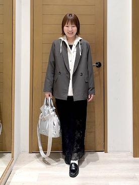 momokaさん（レディース・159cm）の冬コーディネート