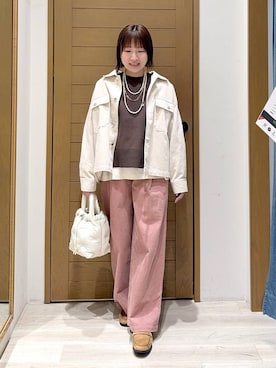 momokaさん（レディース・159cm）の冬コーディネート