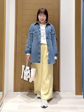 「PENDLETON（ペンドルトン）のアイテム」を使った、momokaさん（レディース・159cm）の春コーディネート