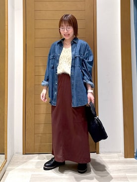 「ローファー」｜momokaさん（レディース・159cm・30代）の秋コーディネート