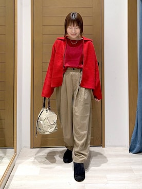 「アイテム（ブーツ）」を使った、momokaさん（レディース・159cm・30代）の秋コーディネート