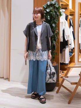 momokaさん（レディース・159cm）の春コーディネート