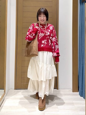 momokaさん（レディース・159cm）の冬コーディネート