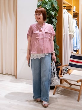 momokaさん(レディース・159cm)の夏コーディネート