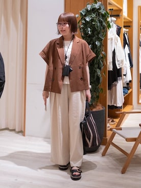momokaさん（レディース・159cm）の春コーディネート