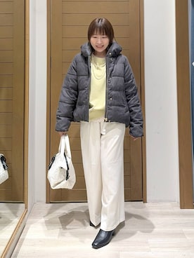 「アイテム（スウェット）」を使った、momokaさん（レディース・159cm・30代）の秋コーディネート