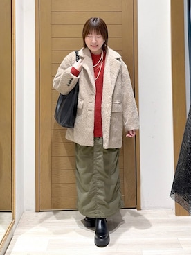 「and ST SALE」｜momokaさん（レディース・159cm）の冬コーディネート