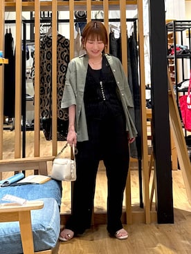 「アイテム（ベスト）」を使った、momokaさん（レディース・159cm・30代）の夏コーディネート
