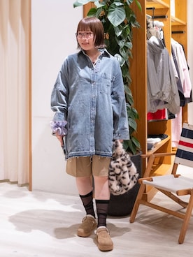「HEREIAM（ヘレイアム）のアイテム」を使った、momokaさん（レディース・159cm）の秋コーディネート