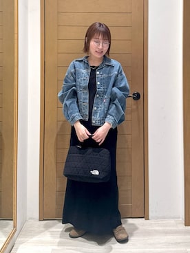 「アイテム（モカシン/デッキシューズ）」を使った、momokaさん（レディース・159cm）の夏コーディネート