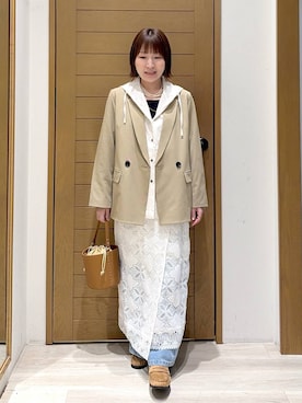 momokaさん（レディース・159cm）の冬コーディネート