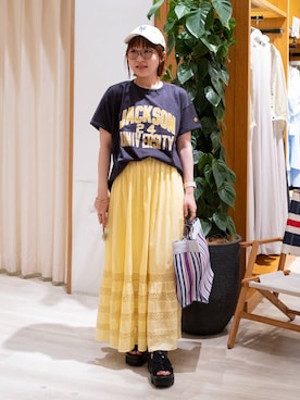 momokaさん(レディース・159cm)の夏コーディネート