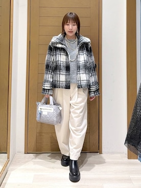 momokaさん（レディース・159cm）の冬コーディネート