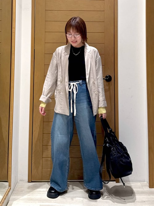 セール】[夏から秋まで着られる]ダブルブレストシアージャケット