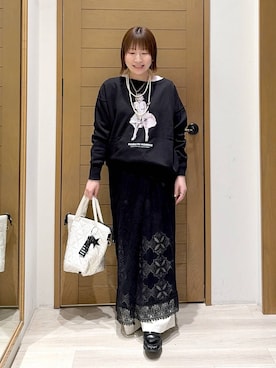 momokaさん（レディース・159cm）の冬コーディネート