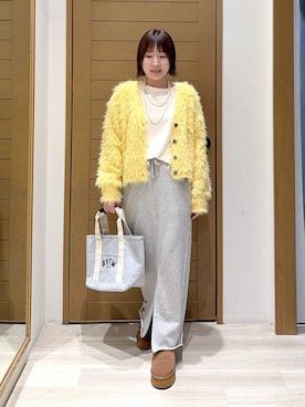 「アイテム（ブーツ）」を使った、momokaさん（レディース・159cm・30代）の冬コーディネート