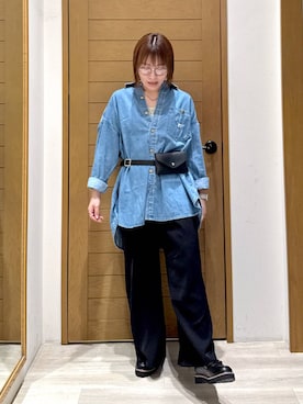 「アイテム（ワンピース/ドレス）」を使った、momokaさん（レディース・159cm・30代）の秋コーディネート