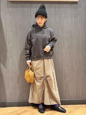 「アイテム（Tシャツ/カットソー）」を使った、meiさん（レディース・153cm）の冬コーディネート