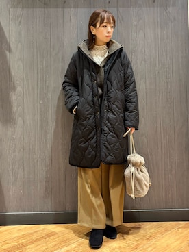 「SHOO・LA・RUE（シューラルー）のアイテム（ショルダーバッグ）」を使った、meiさん（レディース・153cm）の冬コーディネート