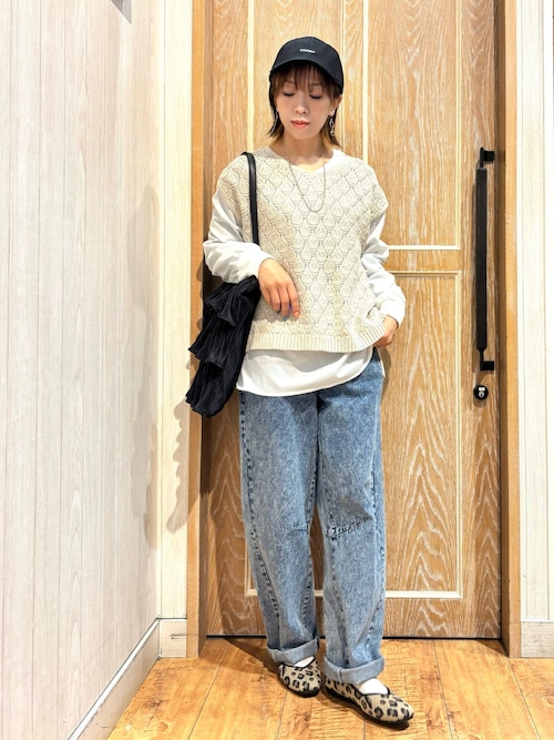 【美品✨ビブパンツ✨レディース L】ESTIVO ナイロン デニム パンツ 美品✨ビブパンツ✨レディース L】ESTIVO ナイロン デニム パンツ 美品