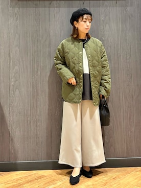 「SHOO・LA・RUE（シューラルー）のアイテム（Tシャツ/カットソー）」を使った、meiさん（レディース・153cm）の秋コーディネート