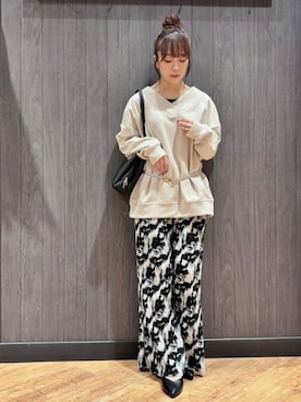 「COUP DE CHANCE（クードシャンス）のアイテム」を使った、meiさん（レディース・153cm）の春コーディネート