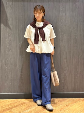 「アイテム（その他シューズ）」を使った、meiさん（レディース・153cm）の夏コーディネート