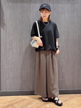 「スカーチョ」｜meiさん（レディース・153cm）の夏コーディネート