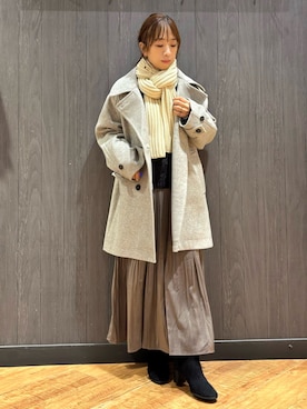 「SHOO・LA・RUE（シューラルー）のアイテム」を使った、meiさん（レディース・153cm）の秋コーディネート