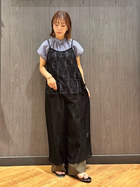 「アイテム（ワンピース/ドレス）」を使った、meiさん（レディース・153cm）の夏コーディネート
