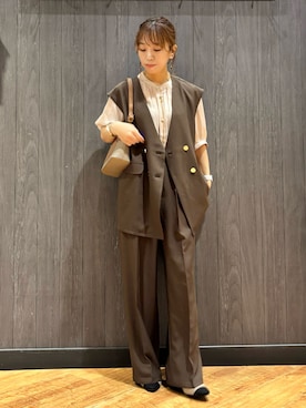 「SHOO・LA・RUE（シューラルー）のアイテム」を使った、meiさん（レディース・153cm）の夏コーディネート