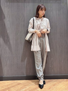 「出勤コーデ」｜meiさん（レディース・153cm）の春コーディネート