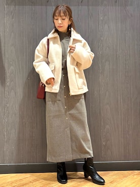 「SHOO・LA・RUE（シューラルー）のアイテム」を使った、meiさん（レディース・153cm）の秋コーディネート