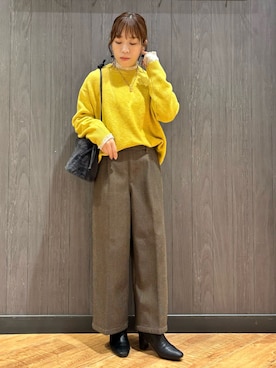 「Cutie Blonde（キューティーブロンド）のアイテム」を使った、meiさん（レディース・153cm）の冬コーディネート