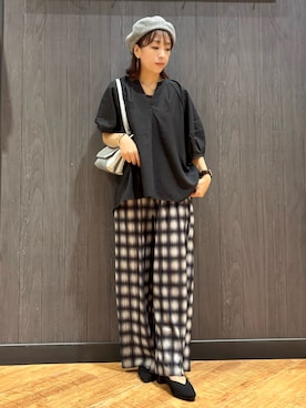 「SHOO・LA・RUE（シューラルー）のアイテム」を使った、meiさん（レディース・153cm）の秋コーディネート