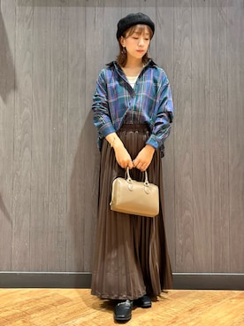 「アイテム（その他シューズ）」を使った、meiさん（レディース・153cm）の秋コーディネート