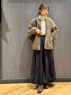 「SHOO・LA・RUE（シューラルー）のアイテム」を使った、meiさん（レディース・153cm）の秋コーディネート