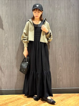 「アイテム（その他シューズ）」を使った、meiさん（レディース・153cm）の秋コーディネート