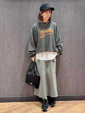 「Lee（リー）のアイテム」を使った、meiさん（レディース・153cm）の春コーディネート