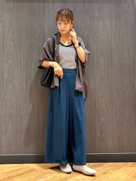「アイテム（その他シューズ）」を使った、meiさん（レディース・153cm）の夏コーディネート