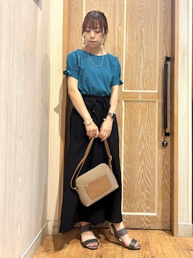 「スカーチョ」｜meiさん（レディース・153cm）の夏コーディネート