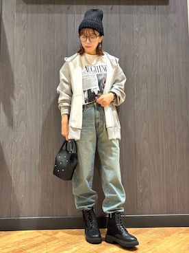 「SHOO・LA・RUE（シューラルー）のアイテム」を使った、meiさん（レディース・153cm）の秋コーディネート