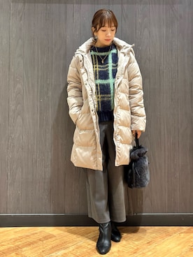 「Cutie Blonde（キューティーブロンド）のアイテム」を使った、meiさん（レディース・153cm）の冬コーディネート